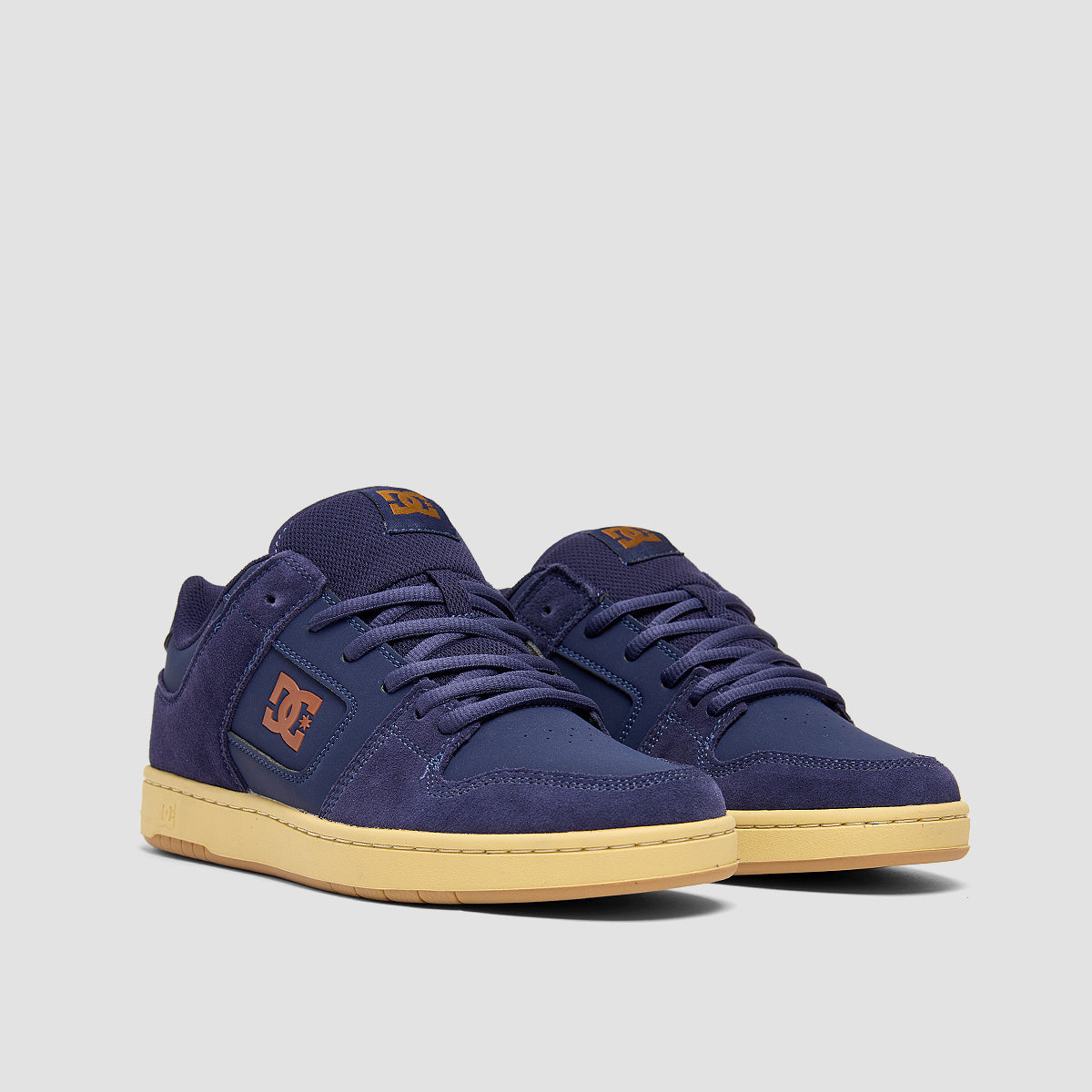 DC Manteca 4 Shoes - Navy/Tan/Brick Red