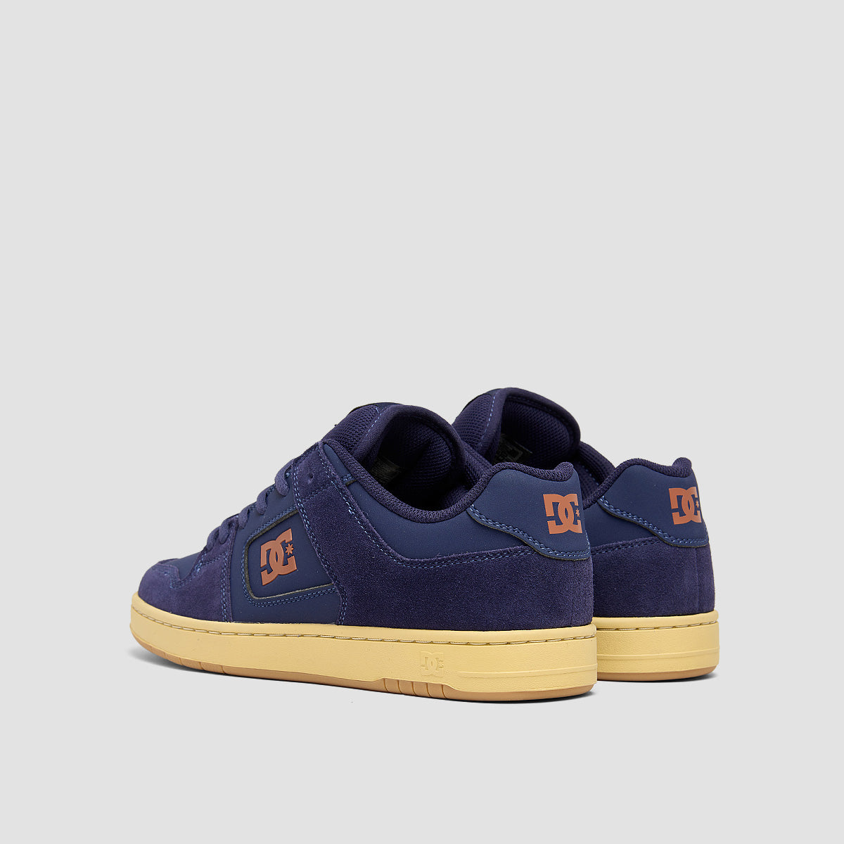 DC Manteca 4 Shoes - Navy/Tan/Brick Red