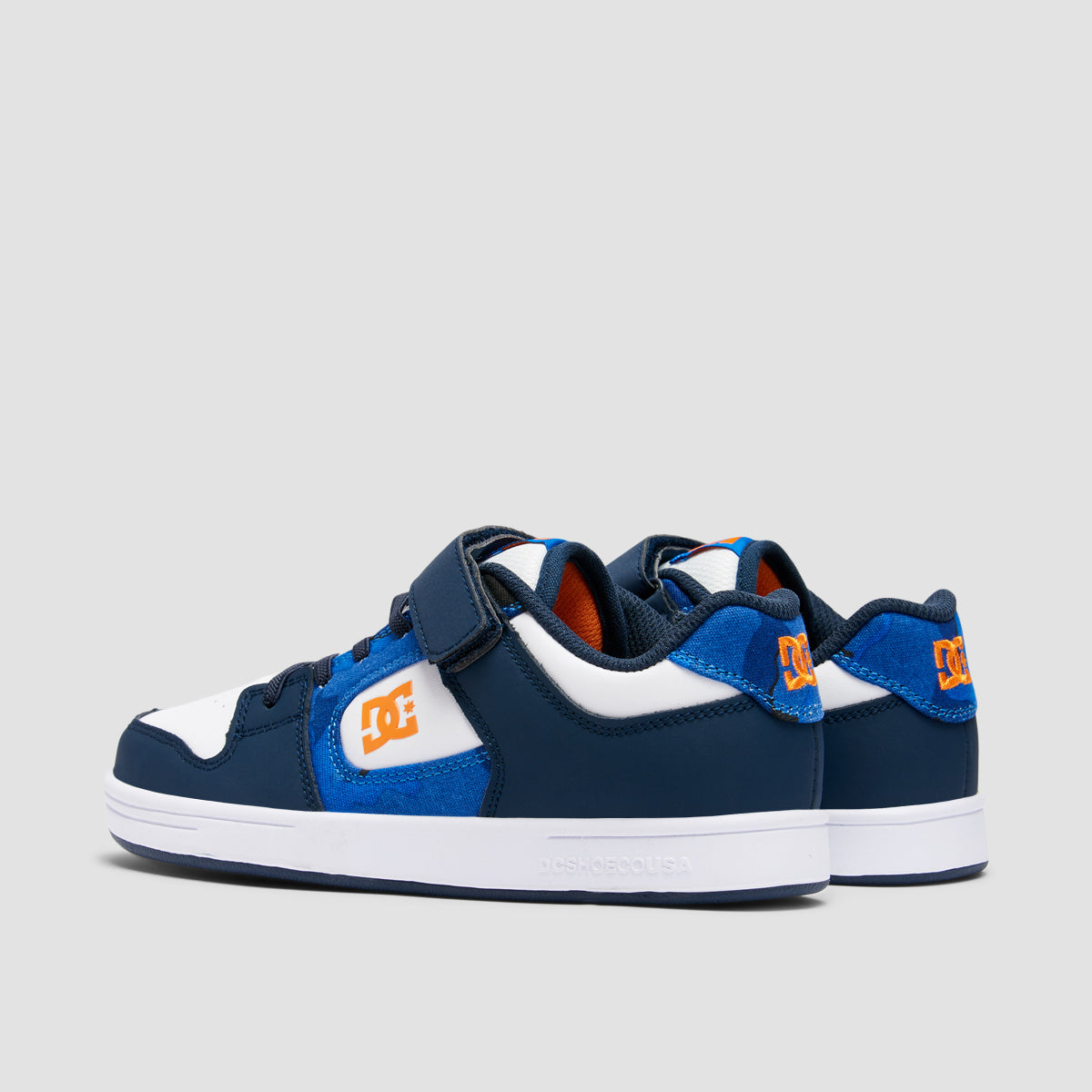 DC Manteca 4 V Shoes - Shady Blue/Orange - Kids