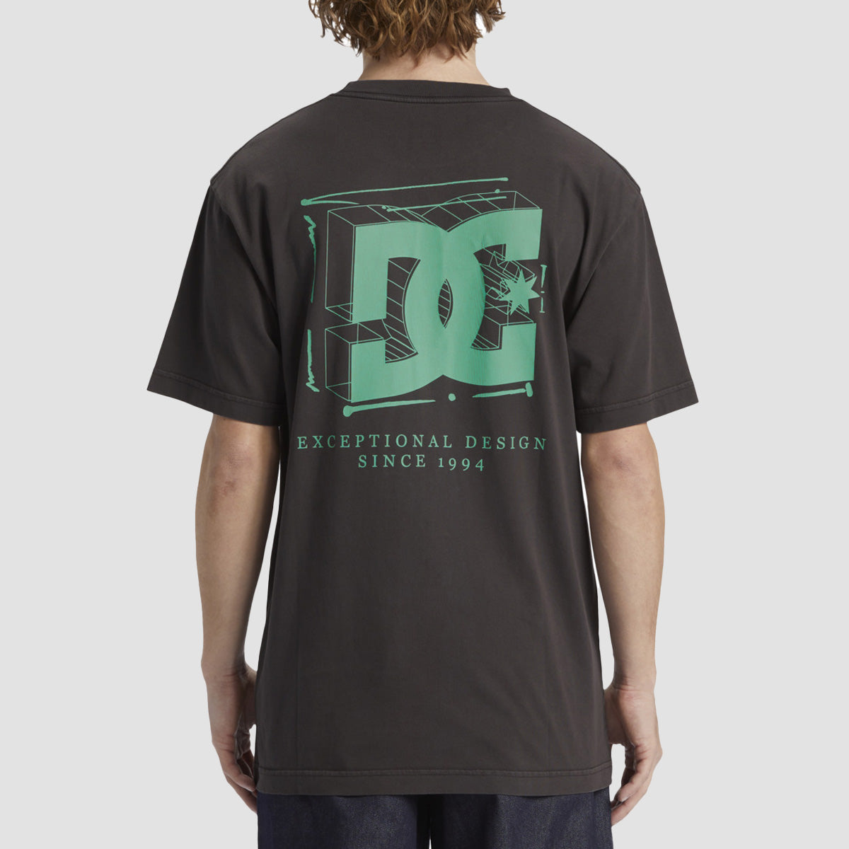 DC Mid Century T-Shirt Black Enzyme Wash
