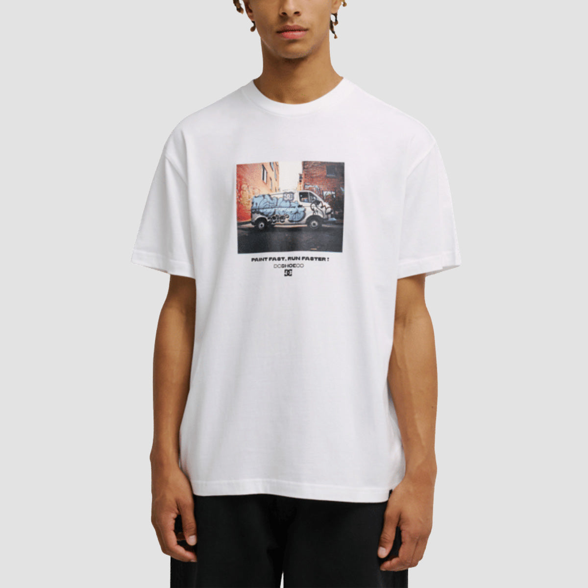 DC Painted Van T-Shirt White