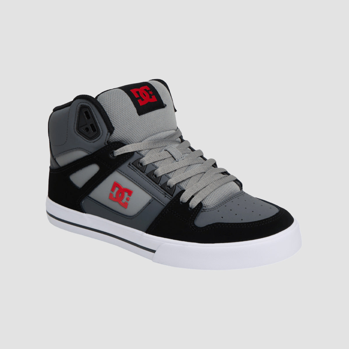 DC Pure High-Top WC Shoes - Black/Grey/Red