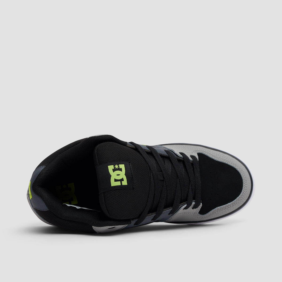 DC Pure Mid Shoes - Black/Grey/Green