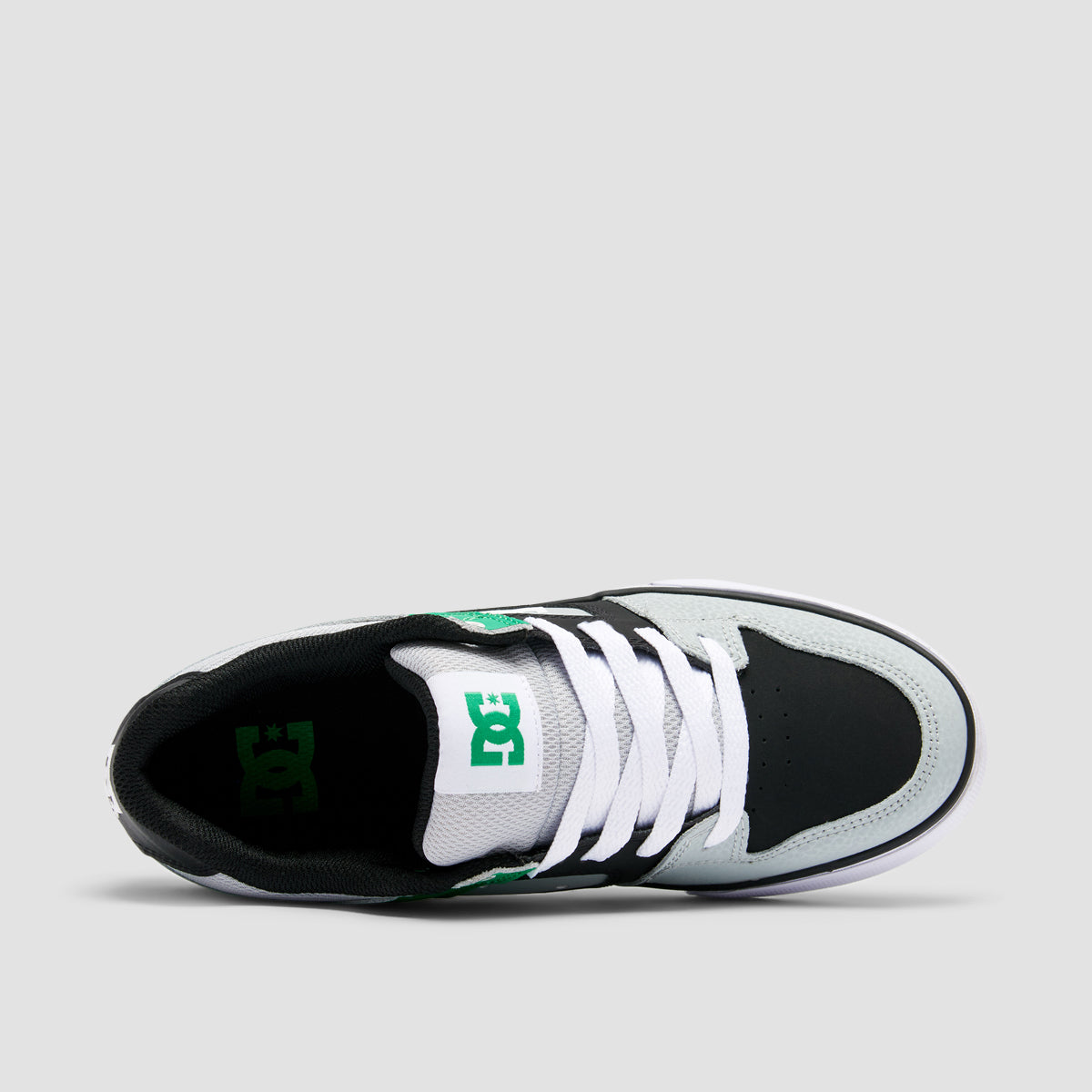 DC Pure Shoes - Black/Kelly Green - Kids