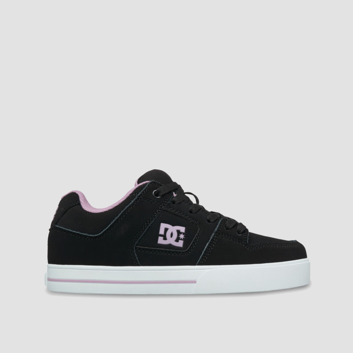 DC Pure Shoes - Black/Lavender - Womens