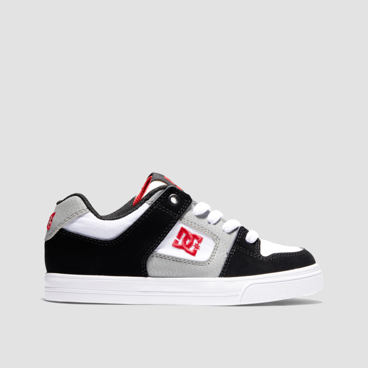 DC Pure Shoes - White/Black/Red - Kids