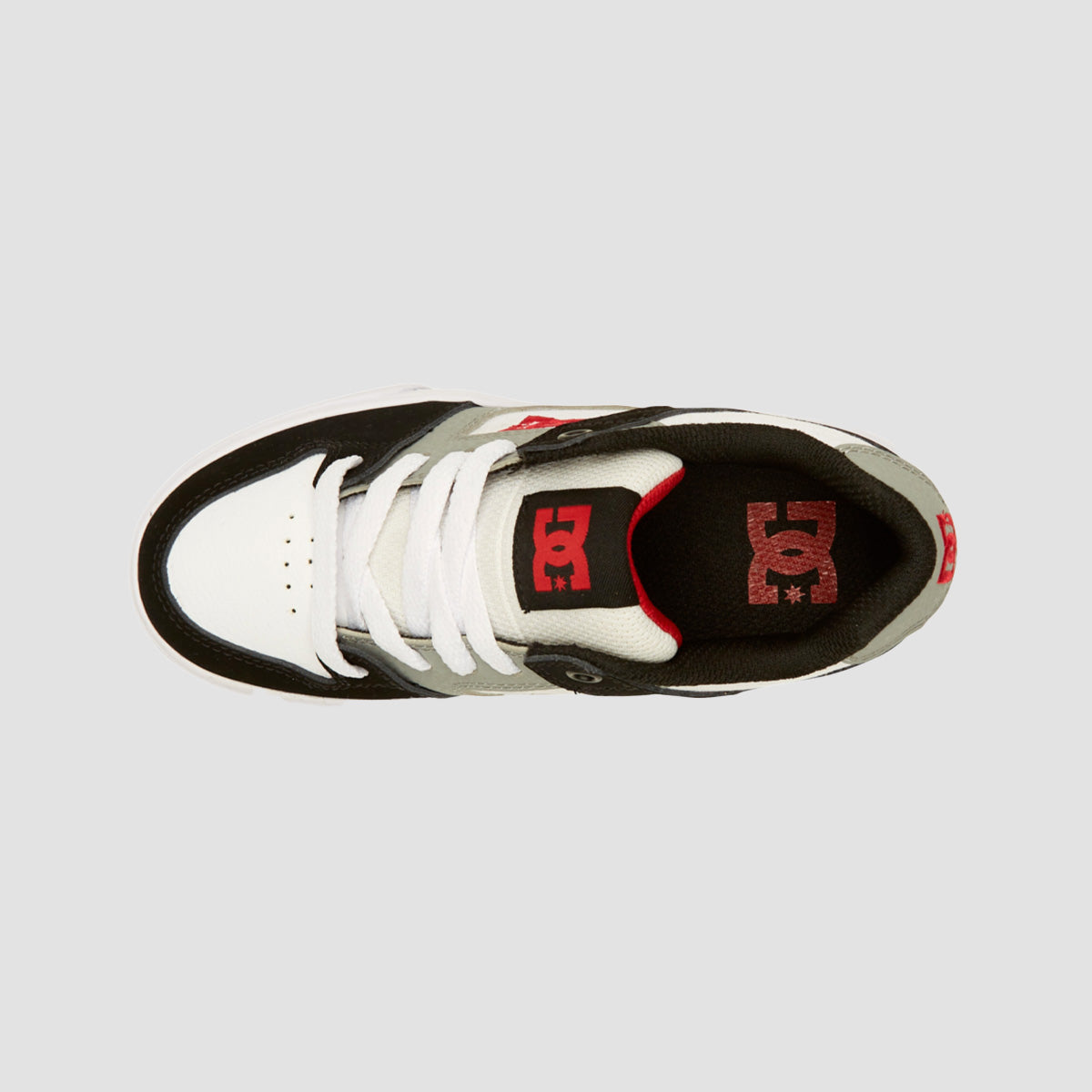 DC Pure Shoes - White/Black/Red - Kids