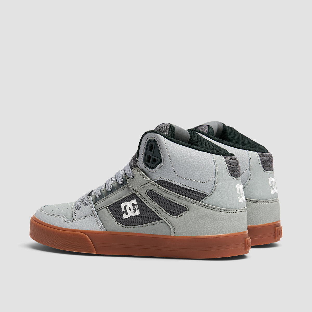 DC Pure WC High Top Shoes - Grey/White/Grey