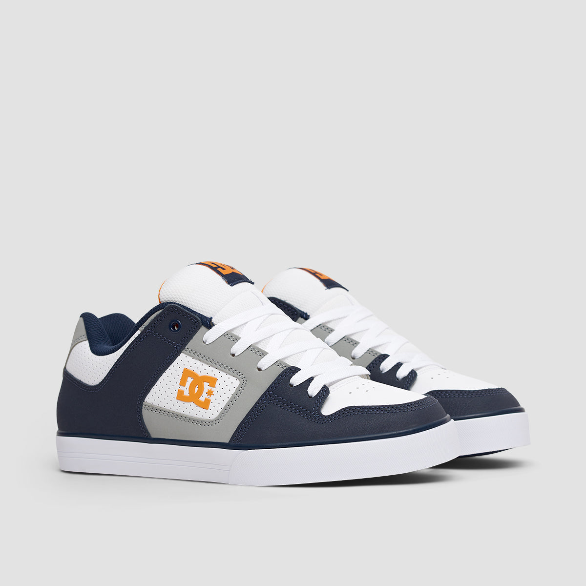 DC Pure Shoes - White/Grey/Blue