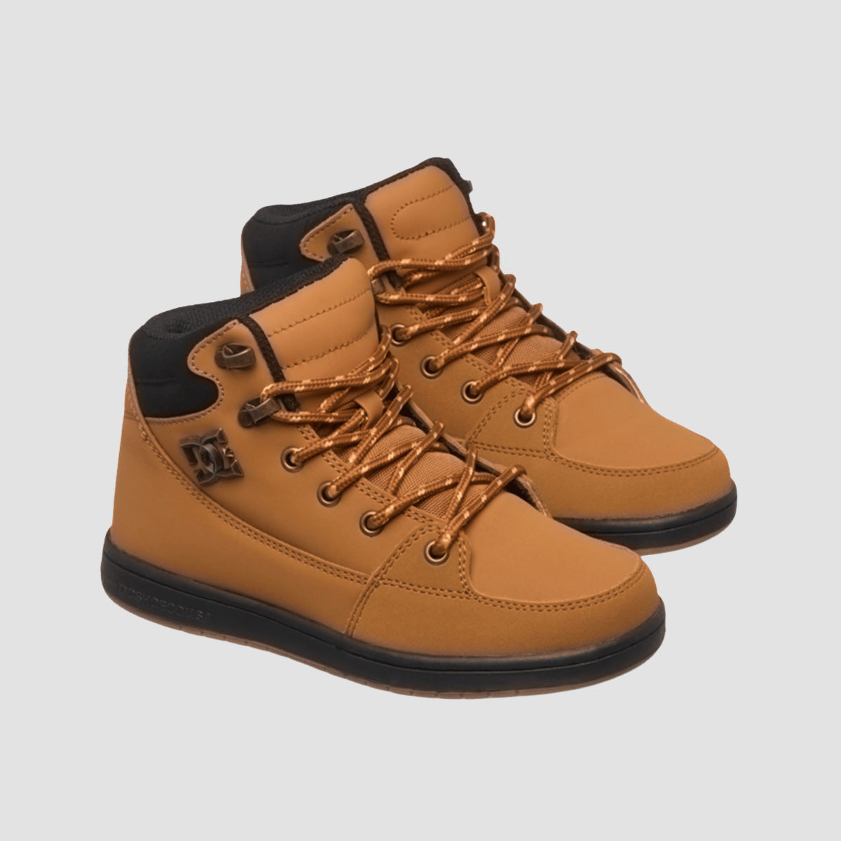 DC Rovik High-Top Shoes - Brown/Wheat - Kids