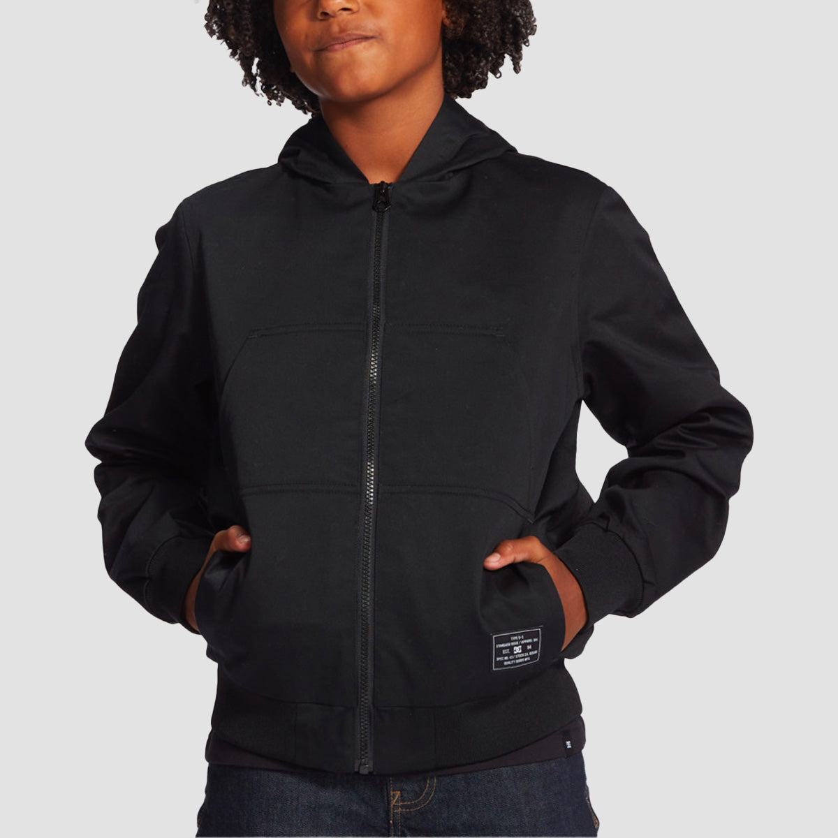 DC Rowdy Light Jacket Black - Kids