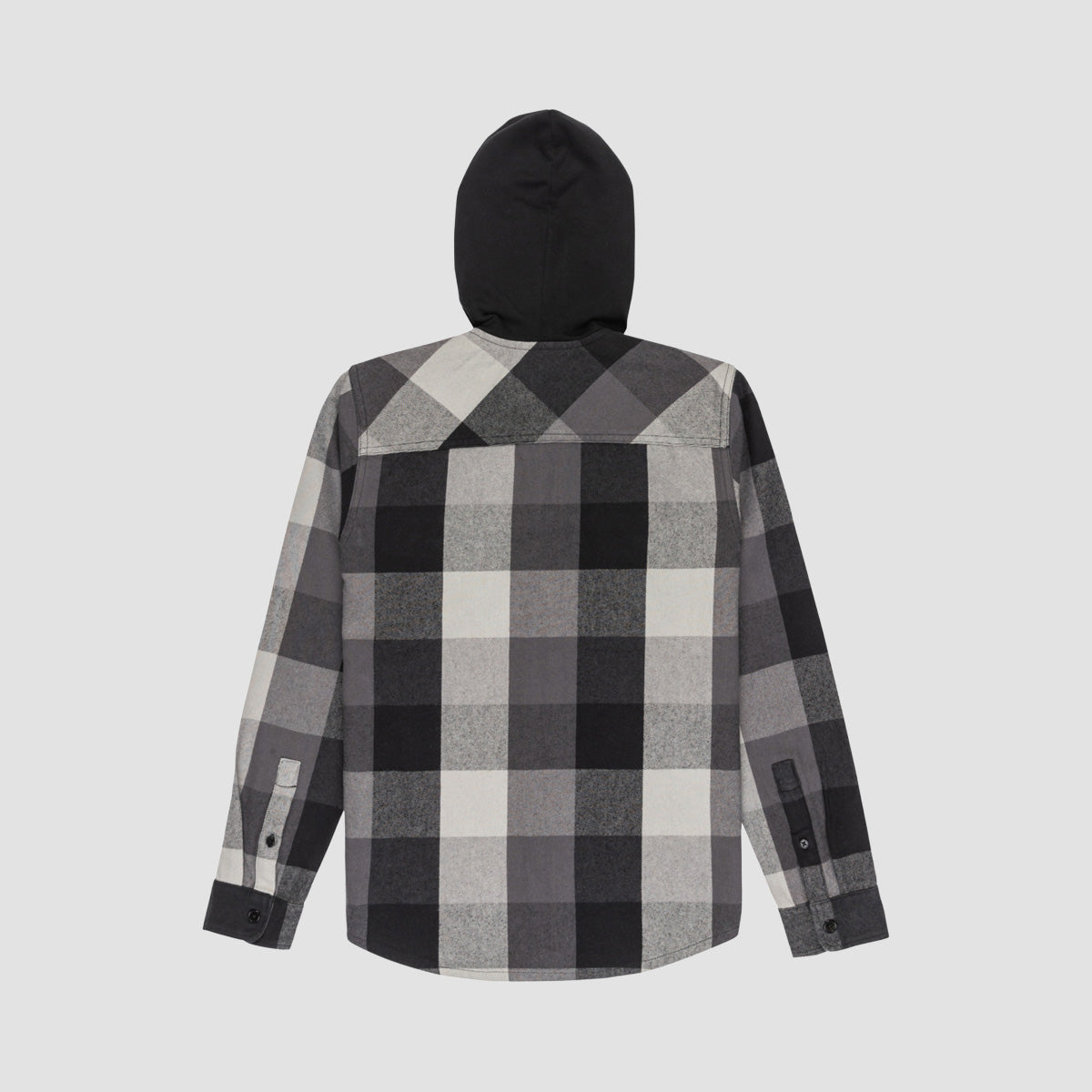 DC Ruckus Hooded Longsleeve Shirt Black - Kids