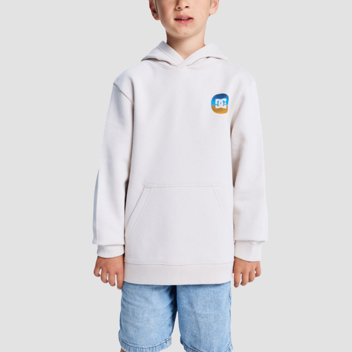 DC Shape Or Destroy Pullover Hoodie Oatmeal - Kids