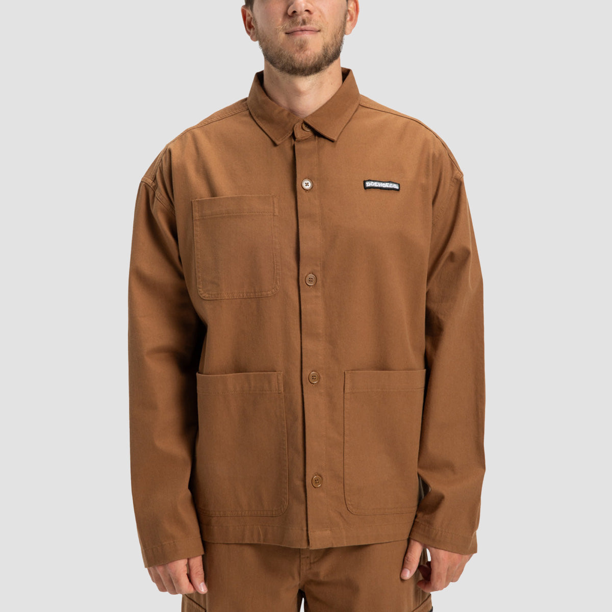 DC Showcase Longsleeve Overshirt Toffee