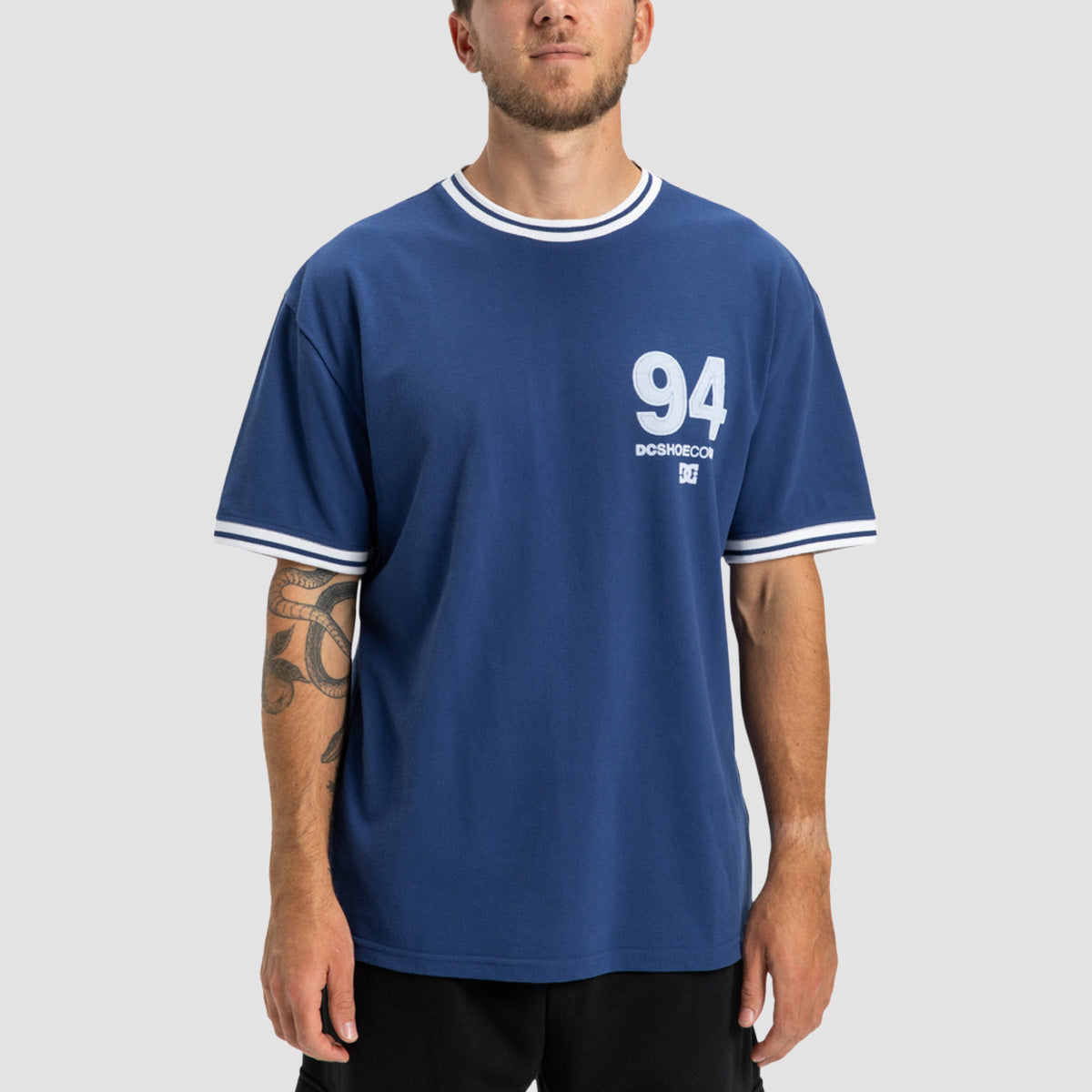 DC Skateball Jersey T-Shirt Estate Blue