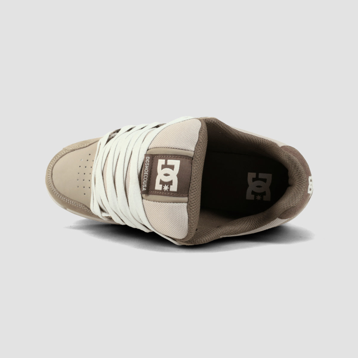 DC Stag Shoes - Taupe/Off White