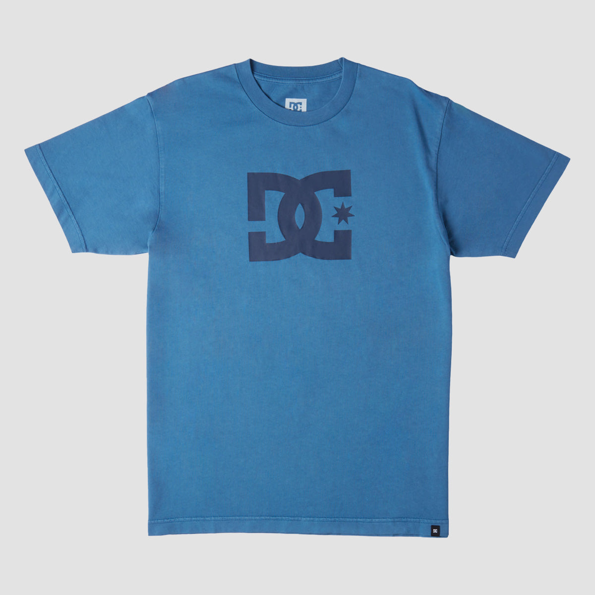 DC Star T-Shirt Dark Blue Enzyme Wash