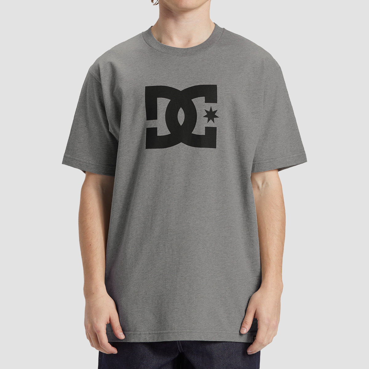 DC Star T-Shirt Heather Grey