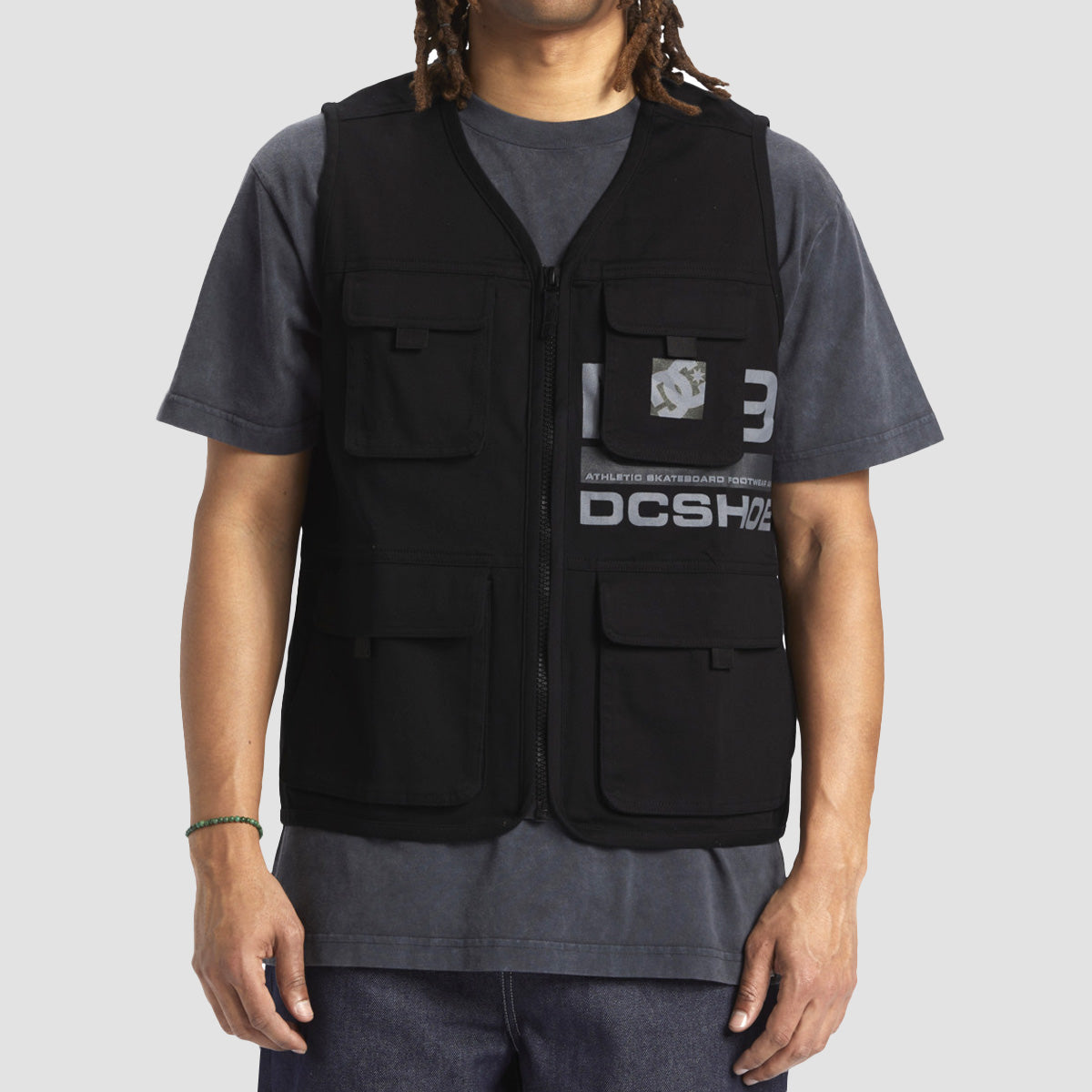 DC Static 94 Vest Jacket Black