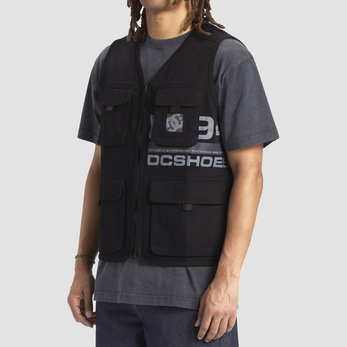 DC Static 94 Vest Jacket Black