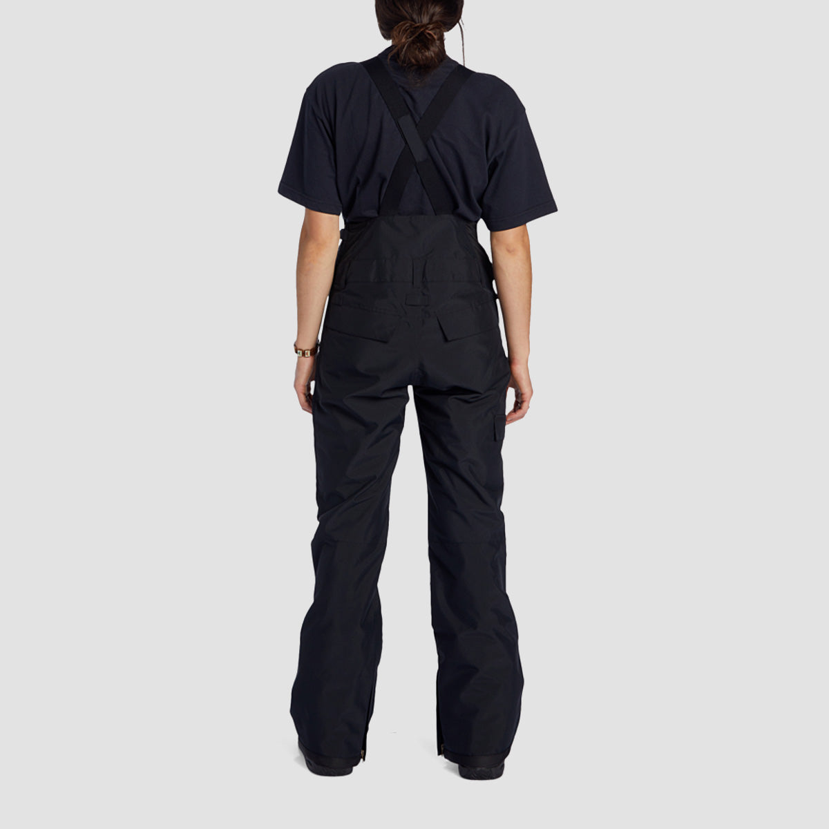 DC Valiant Snow Bib Pants Black - Womens
