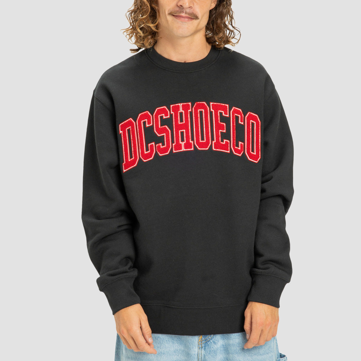 DC Varsity Crew Sweatshirt Black