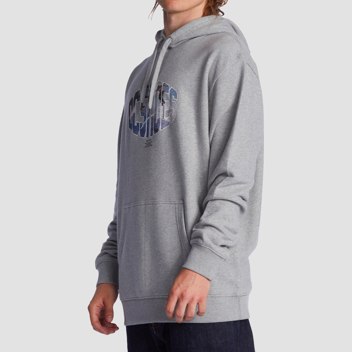 DC Wes Pullover Hoodie Heather Grey