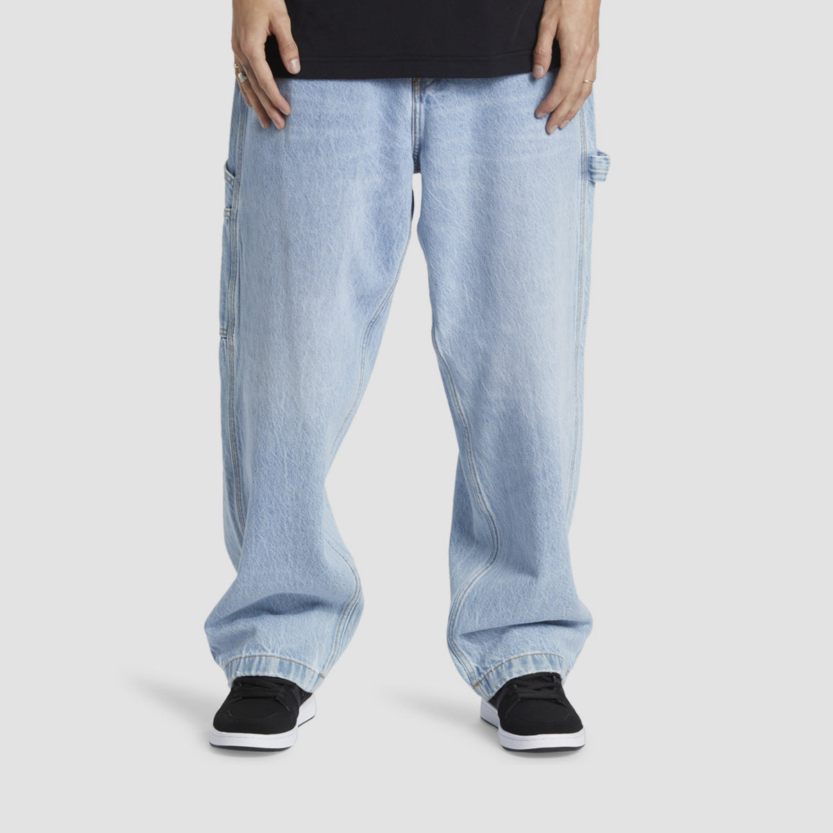 DC Worker Carpenter Baggy Fit Jeans Indigo Light