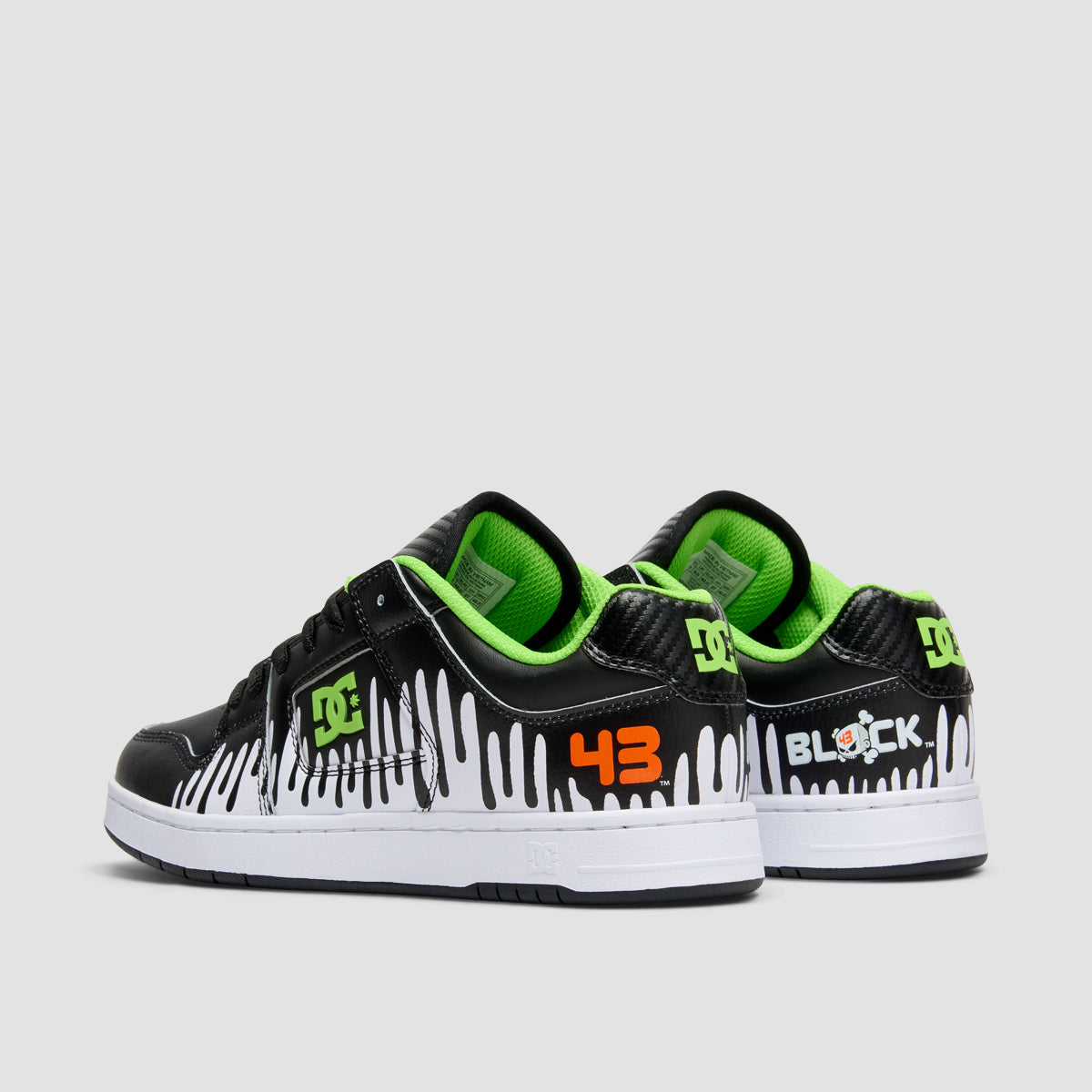 DC X Ken Block 43 Manteca 4 Shoes - Black/White/Green