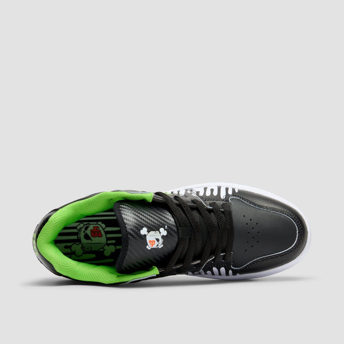 DC X Ken Block 43 Manteca 4 Shoes - Black/White/Green