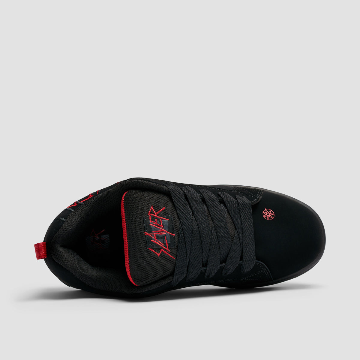 DC X Slayer Court Graff Shoes - Black/Black/Red