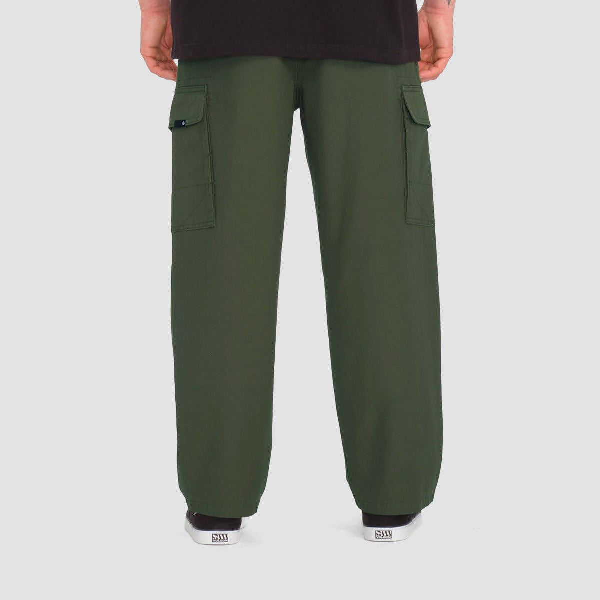 Volcom Billow Tapered EW Cargo Pants Squadron Green