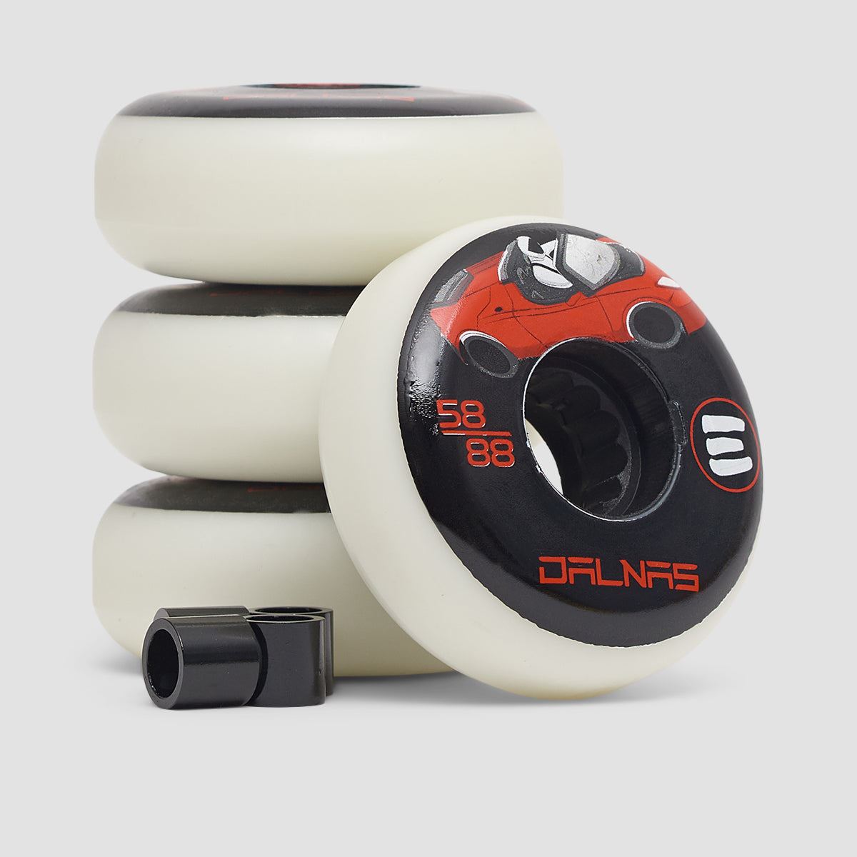 Eulogy Jeff Dalnas Rocket Man 88A Inline x4 Wheels White 58mm