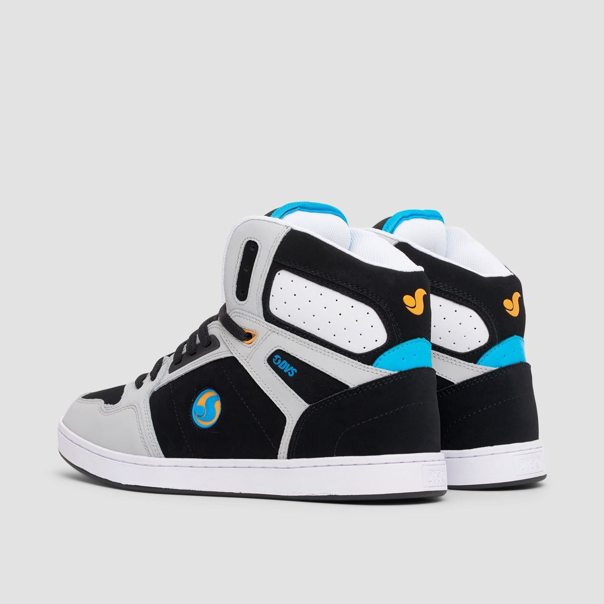 DVS Honcho High Top Shoes - Grey/Black/Blue Nubuck