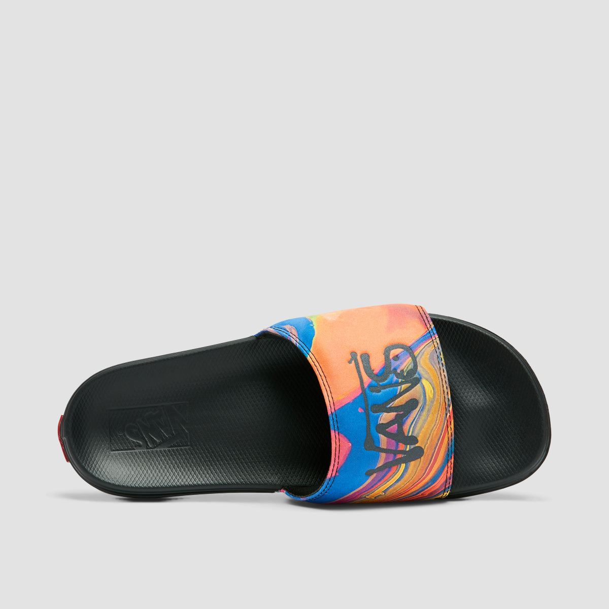 Vans La Costa Slide-On Sandals Resin Rainbow Multi/Black