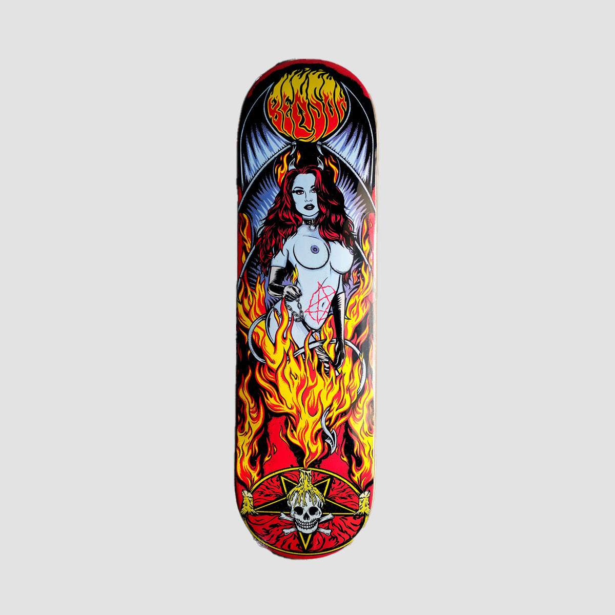 Death Benson Devil Woman II Skateboard Deck Natural - 8.25"