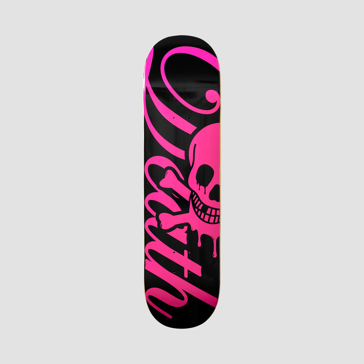 Death Script Popsicle² Shape Skateboard Deck Black/Pink - 8.25”