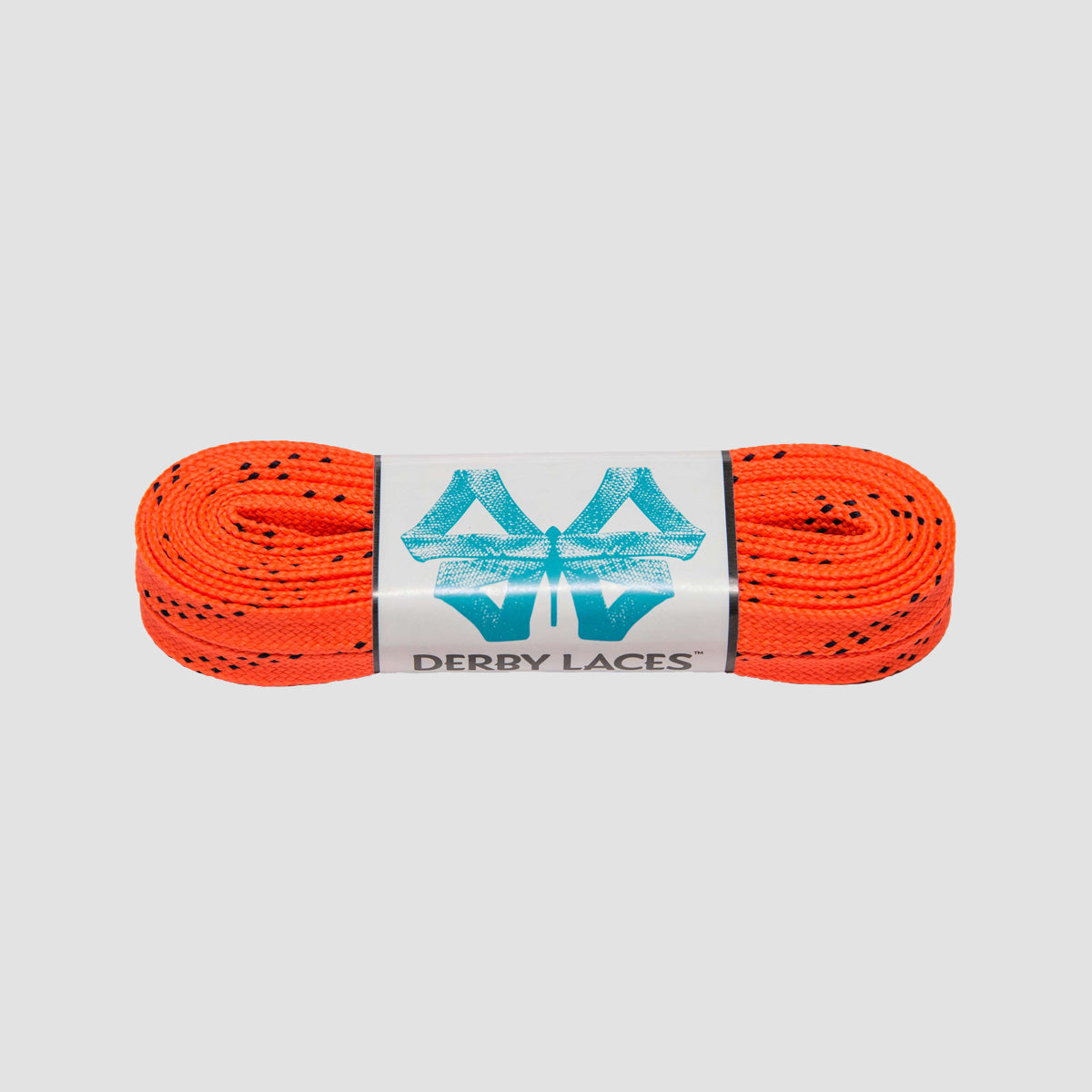 Derby Laces ORIGIN 10mm 274cm Waxed Boot/Skate Laces Orange