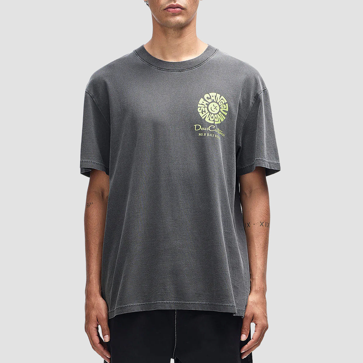 Deus Canggu Address T-Shirt Anthracite