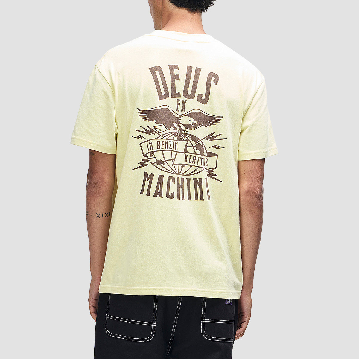 Deus Claw-Some Whizz T-Shirt Canary Yellow