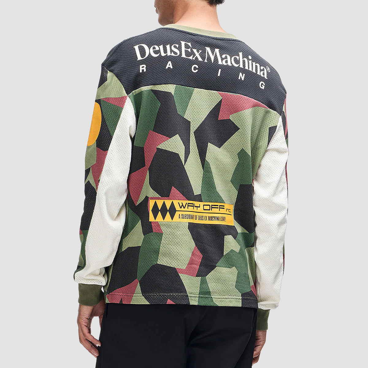 Deus Colt Ryder Moto Jersey Longsleeve T-Shirt Camo