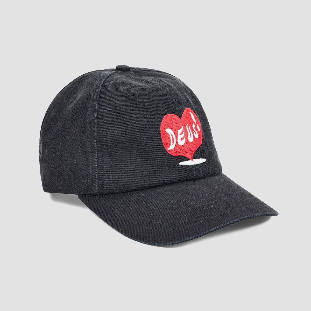 Deus Deep Cut Dad Cap Black