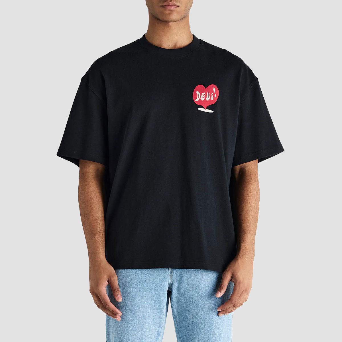 Deus Deep Cut T-Shirt Black