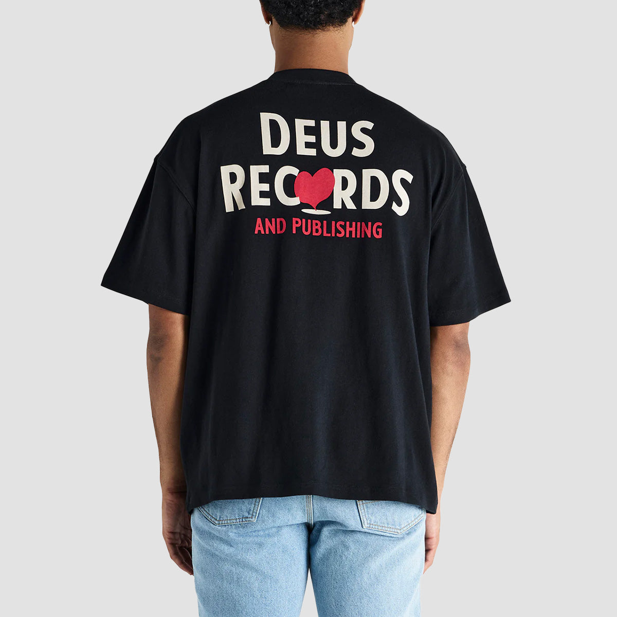 Deus Deep Cut T-Shirt Black