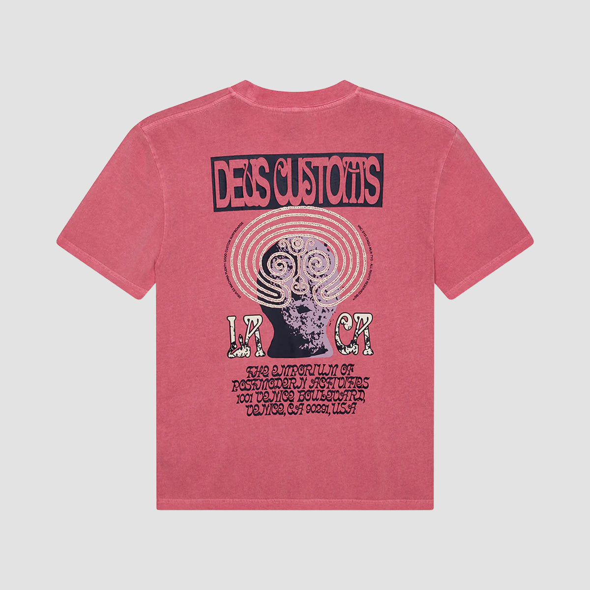Deus Labyrinth T-Shirt Raspberry