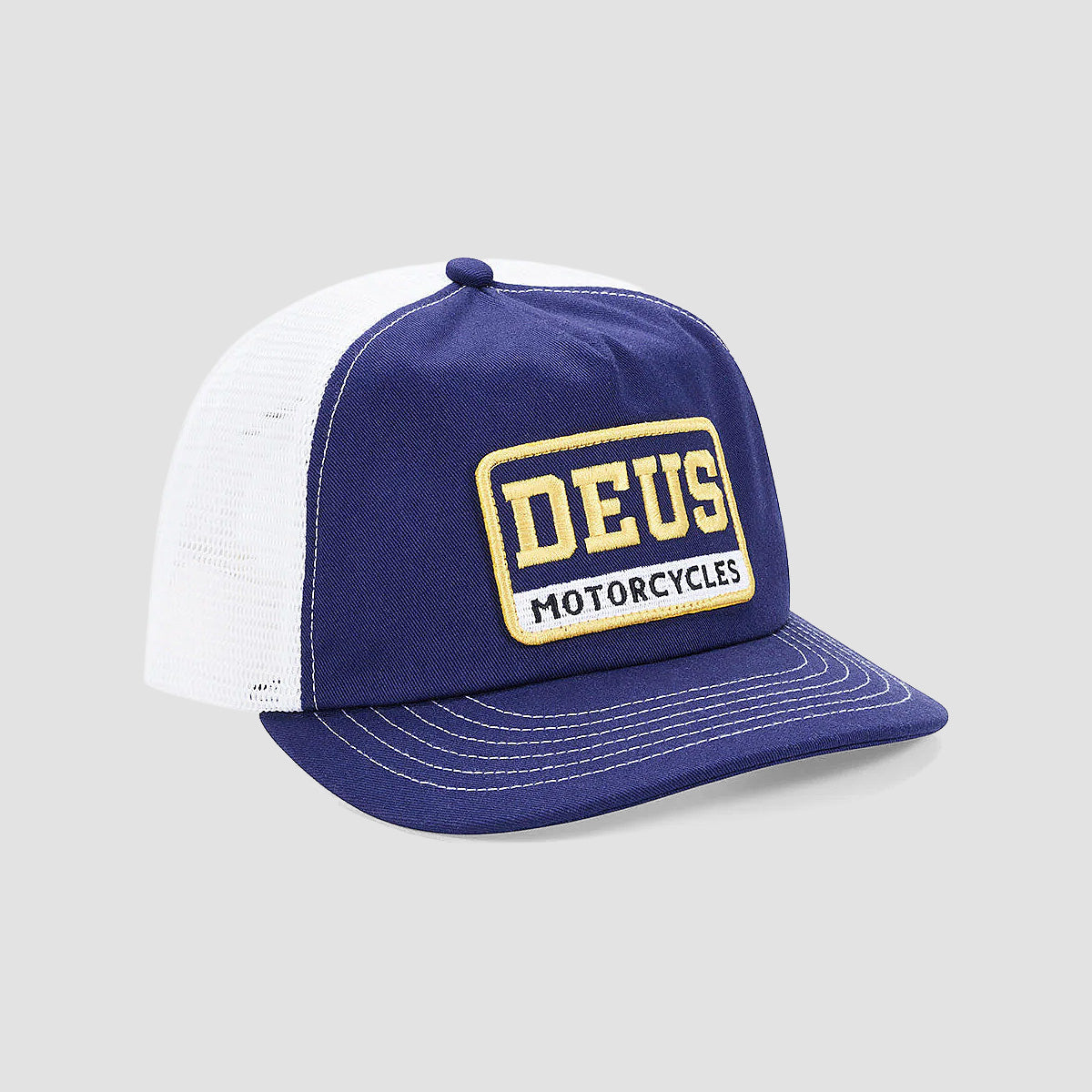 Deus Malden Trucker Cap Mechanic Blue