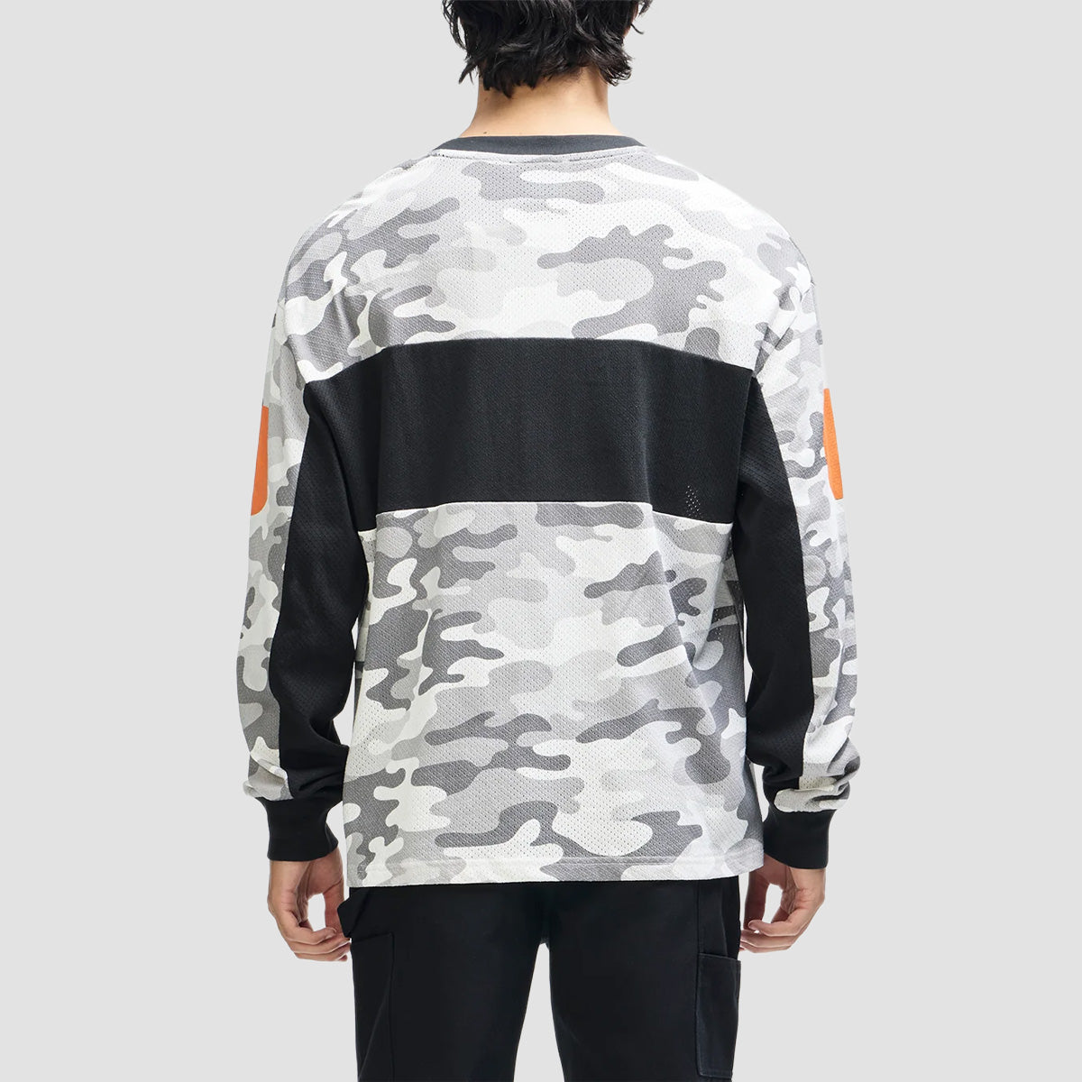 Deus Ombre Moto Jersey T-Shirt Grey Camo