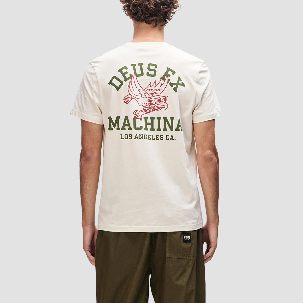 Deus Quickbeak T-Shirt Vintage White