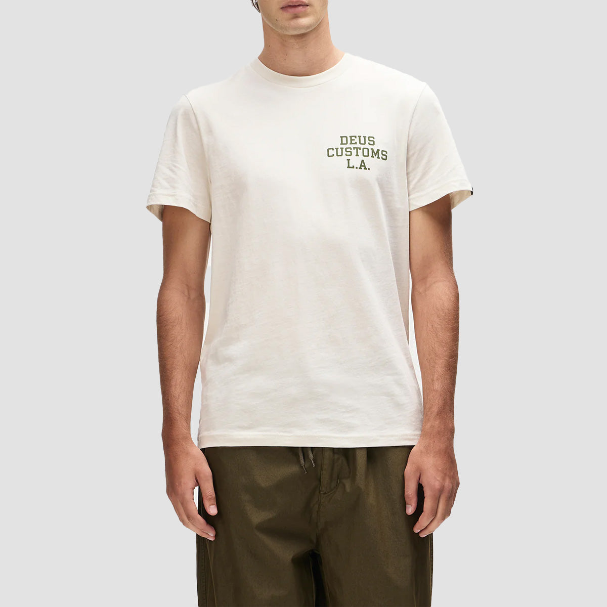 Deus Quickbeak T-Shirt Vintage White