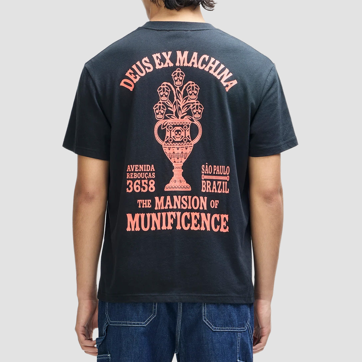 Deus Sao Paulo Ceramic T-Shirt Black